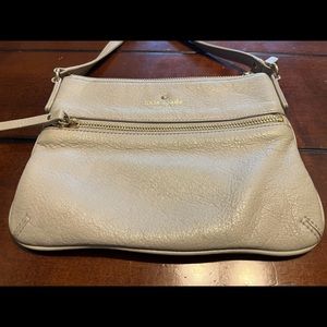 Grey crossbody Kate Spade purse